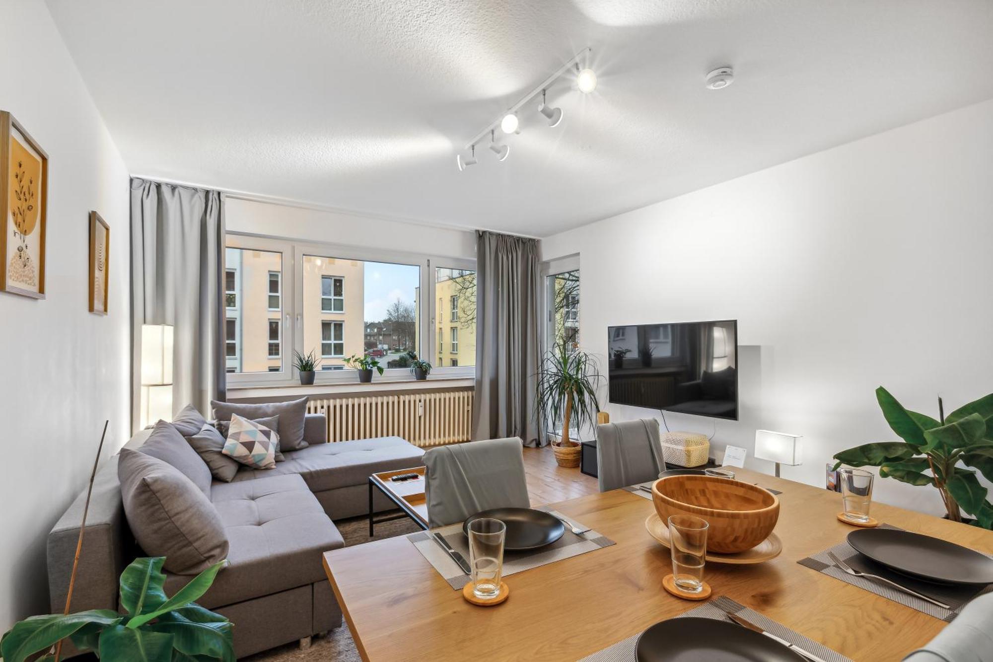 3 Zimmer, 68Qm, Parkplatz, Messe Dus, Logport, Duisport Duisburg Ngoại thất bức ảnh